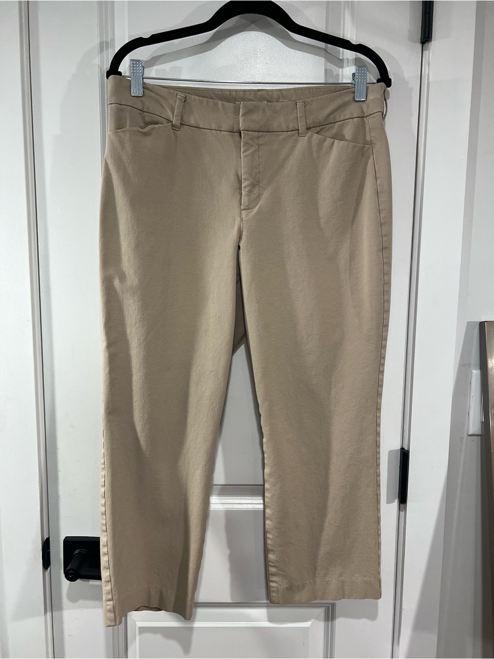 Womens high rise pixie straight leg with smooth pockets